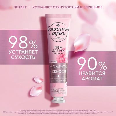 Крем для рук Питание парфюмированный крем с соком вишни и нотами пиона на 100% натуральной основе, 30 мл – фото 2