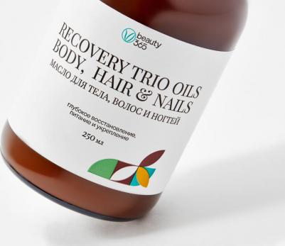 Масло для тела Натуральное масло для тела, волос и ногтей Recovery trio oils 250.0 – фото 2