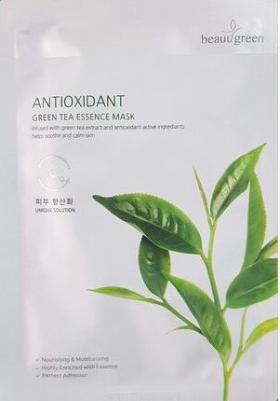 Маска на тканевой основе Premium Green tea Essence mask, 23гр, 8809389030675 – фото 1