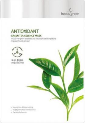 Маска на тканевой основе Premium Green tea Essence mask, 23гр, 8809389030675 – фото 4