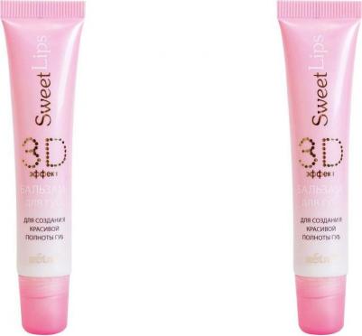 Бальзам для губ "Sweet Lips. 3D-эффект" для создания красивой полноты губ, 15 мл – фото 4