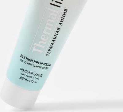 Крем для лица Легкий крем-гель на термальной воде мульти-уход для лица и век день-ночь Термальная линия – фото 1