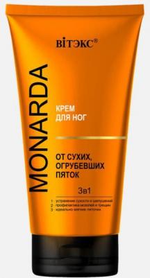 КРЕМ для ног ОТ СУХИХ, ОГРУБЕВШИХ ПЯТОК 3в1 MONARDA – фото 1