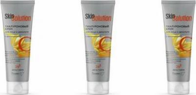 Крем Skin Solution гиалуроновый для лица и декольте с витамином С 100 гх20 – фото 4