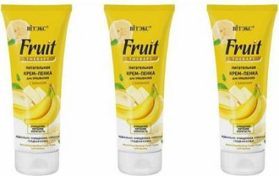 Пенка для лица Крем-пенка питательная для умывания с бананом – фото 2