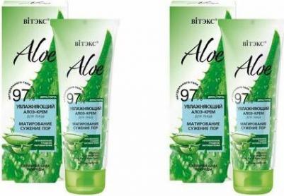 Увлажняющий алоэ-крем для лица "Матирование и сужение пор" – фото 7