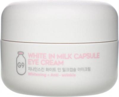 Крем для глаз осветляющий с молочными протеинами G9 White In Milk Capsule Eye Cream