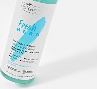 Fresh Hero Мицеллярная вода для очищения и снятия макияжа с лица и глаз 400 мл – фото 2
