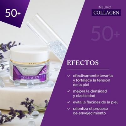 Подтягивающий крем-концентрат против морщин 50+, дневной/ночной, "NEURO COLLAGEN", 50мл – фото 6