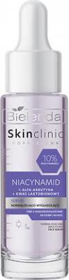 Уход за лицом Сыворотка для лица нормализующая и разглаживающая SKIN CLINIC PROFESSIONALNIACYNAMID 30 – фото 6