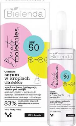 Уход за лицом Защитная ультралегкая сыворотка в каплях SPF50 BEAUTY MOLECULES 30 – фото 3