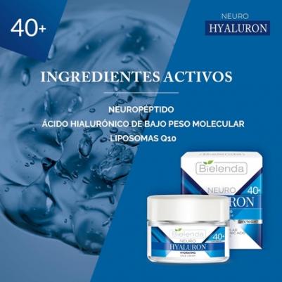 Увлажняющий крем 40+, дневной/ночной, "NEURO HIALURON", 50мл – фото 3
