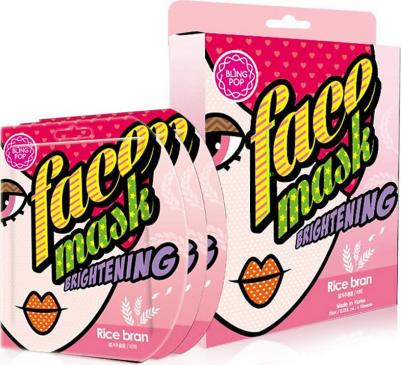 Маска для лица тканевая Rice Bran Brightening Mask 25 мл – фото 1