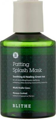Восстанавливающая сплэш-маска Patting Splash Mask Soothing & Healing Green Tea, 150 мл – фото 6