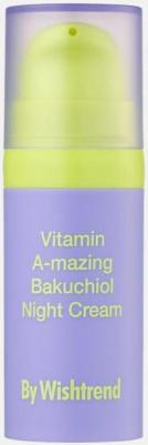 Ночной крем от морщин с ретинолом и бакучиолом Vitamin A-mazing Bakuchiol Night Cream, 10 мл – фото 1