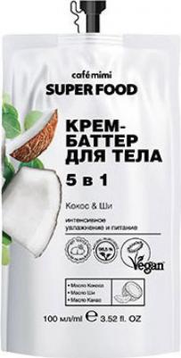 Крем-баттер для тела 5 в 1 Кокос & Ши 100 мл – фото 4