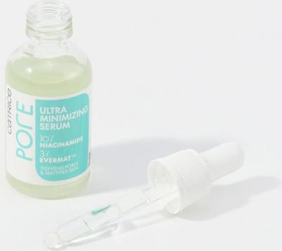 Pore Ultra Minimizing Serum Сыворотка для лица Прозрачная Матирующая Питательная Прозрачная для сухой кожи Веганская Без масел Без отдушек Без спирта – фото 4