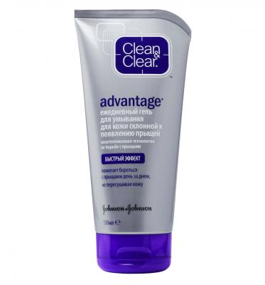 Гель от прыщей для умывания Advantage Clean&Clear – фото 12