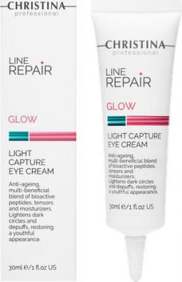 Крем для кожи вокруг глаз "Сияющий взгляд" Line Repair Glow Light Capture Eye Cream 30 мл – фото 2