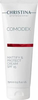 Матирующий защитный крем SPF 15 Comodex Mattify & Protect Cream SPF 15, 75 мл – фото 8