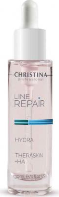 Рег. увл. капли с гиалуроновой кислотой Тераскин Line Repair Hydra Theraskin+Ha 30 мл – фото 2
