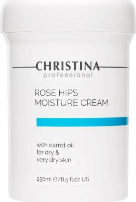 Увлажняющий крем с маслом моркови для сухой и очень сухой кожи «Шиповник» Rose Hips Moisture Cream with Carrot Oil for dry and very dry skin, 250 мл