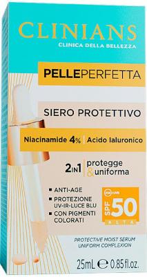 Pelleperfetta 2in1 spf50 защитная сыворотка для лица, 25 мл – фото 2