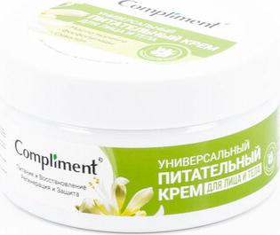 Комплимент Крем для лица и тела Универсальный питательный, с маслом маринги 200мл / уход за кожей – фото 1