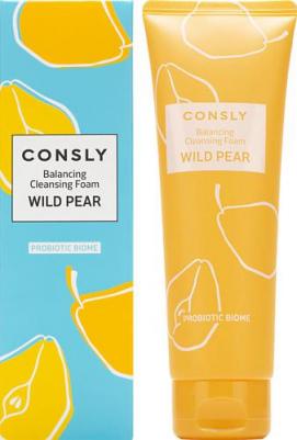 Балансирующая очищающая пенка для умывания с экстрактом дикой груши для комбинированной и жирной кожи, 120мл – фото 3