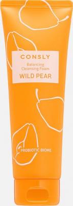 Балансирующая очищающая пенка для умывания с экстрактом дикой груши для комбинированной и жирной кожи, 120мл