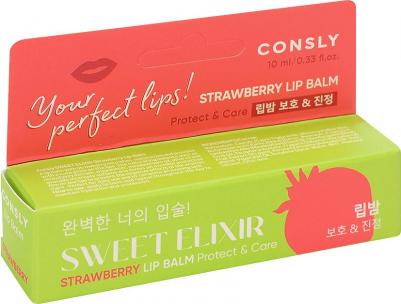 Бальзам для губ SWEET ELIXIR с экстрактом клубники, 10 мл – фото 4
