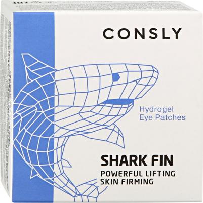 Гидрогелевые патчи для области вокруг глаз с экстрактом акульего плавника, Hydrogel Shark Fin Eye Patches 60 шт