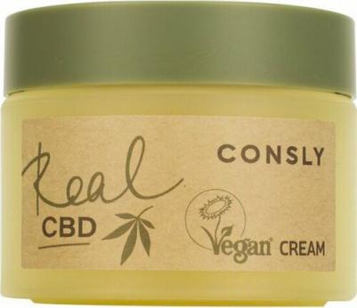 Крем для лица с канабидиолом и растительным скваланом Real CBD Vegan Cream