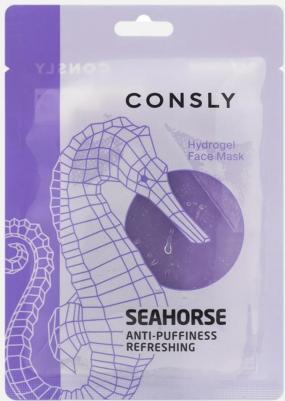Маска для лица Гидрогелевая маска с экстрактом морского конька Hydrogel Face Mask Seahorse Anti – Puffiness Refreshing 20