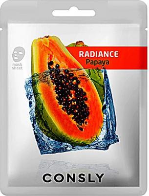 Маска для лица Radiance тканевая с экстрактом папайи 20мл – фото 8