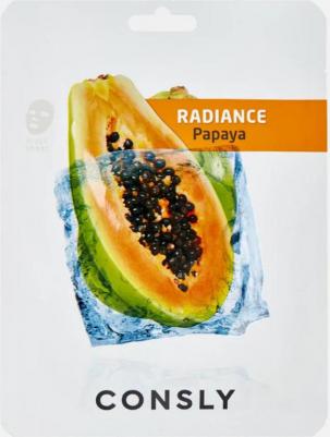 Маска для лица Radiance тканевая с экстрактом папайи 20мл – фото 9