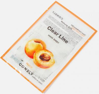 Nature Gift Clear Line Peach Mask Sheet – фото 2