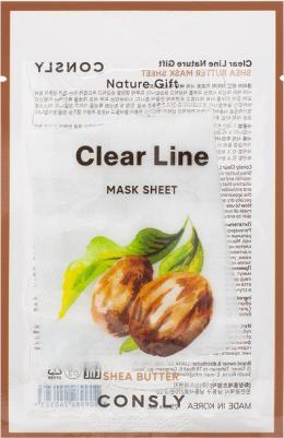 Nature Gift Clear Line Shea Butter Mask Sheet