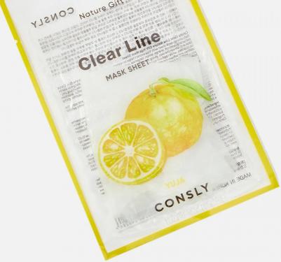 Nature Gift Clear Line Yuja Mask Sheet – фото 1