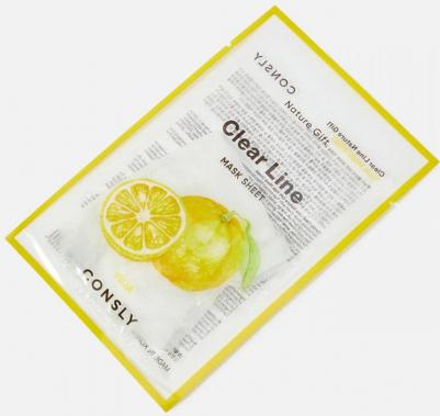 Nature Gift Clear Line Yuja Mask Sheet – фото 3