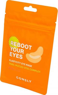 Тканевые маска-патчи для области вокруг глаз с муцином улитки и витаминным комплексом, 30шт – фото 1