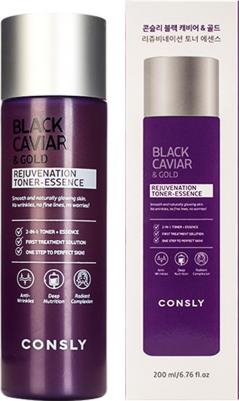 Тонер - эссенция с черной икрой и золотом. Black caviar & gold rejuvenation, 200 мл – фото 2