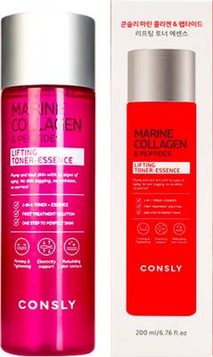 Тонер - эссенция с коллагеном и пептидами. Marine collagen & peptides lifting, 200 мл – фото 3