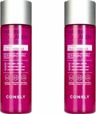 Укрепляющий тонер-эссенция для лица с коллагеном и пептидами, 200 мл – фото 3