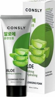 Успокаивающая кремовая пенка для умывания c экстрактом алоэ вера, 100мл, Aloe Vera Soothing Creamy Cleansing Foam, 100ml – фото 5