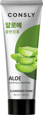 Успокаивающая кремовая пенка для умывания c экстрактом алоэ вера, 100мл, Aloe Vera Soothing Creamy Cleansing Foam, 100ml – фото 8