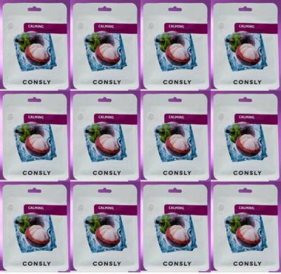 Успокаивающая тканевая маска с экстрактом мангостина, 20мл, Mangosteen Calming Mask Pack, 20ml