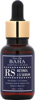 Cыворотка с 2,5% ретинолом, витамином Е и гиалуроном Retinol 2,5 Serum, 30 мл