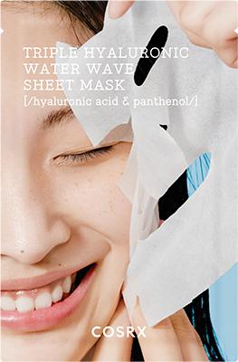 Интенсивно увлажняющая маска Hydrium Triple Hyaluronic Water Wave Sheet Mask – фото 4