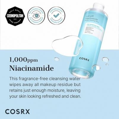 Мицеллярная вода с ниацинамидом Low pH Niacinamide Micellar Cleansing Water, 400 мл – фото 4